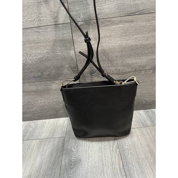 Dooney & Bourke Saffiano Black Leather Zip Crossbody Shoulder Bag B000478 - Picture 11 of 16